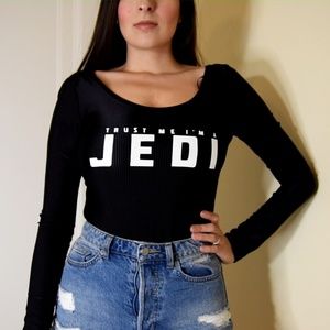 Forever 21 Black Bodysuit Star Wars